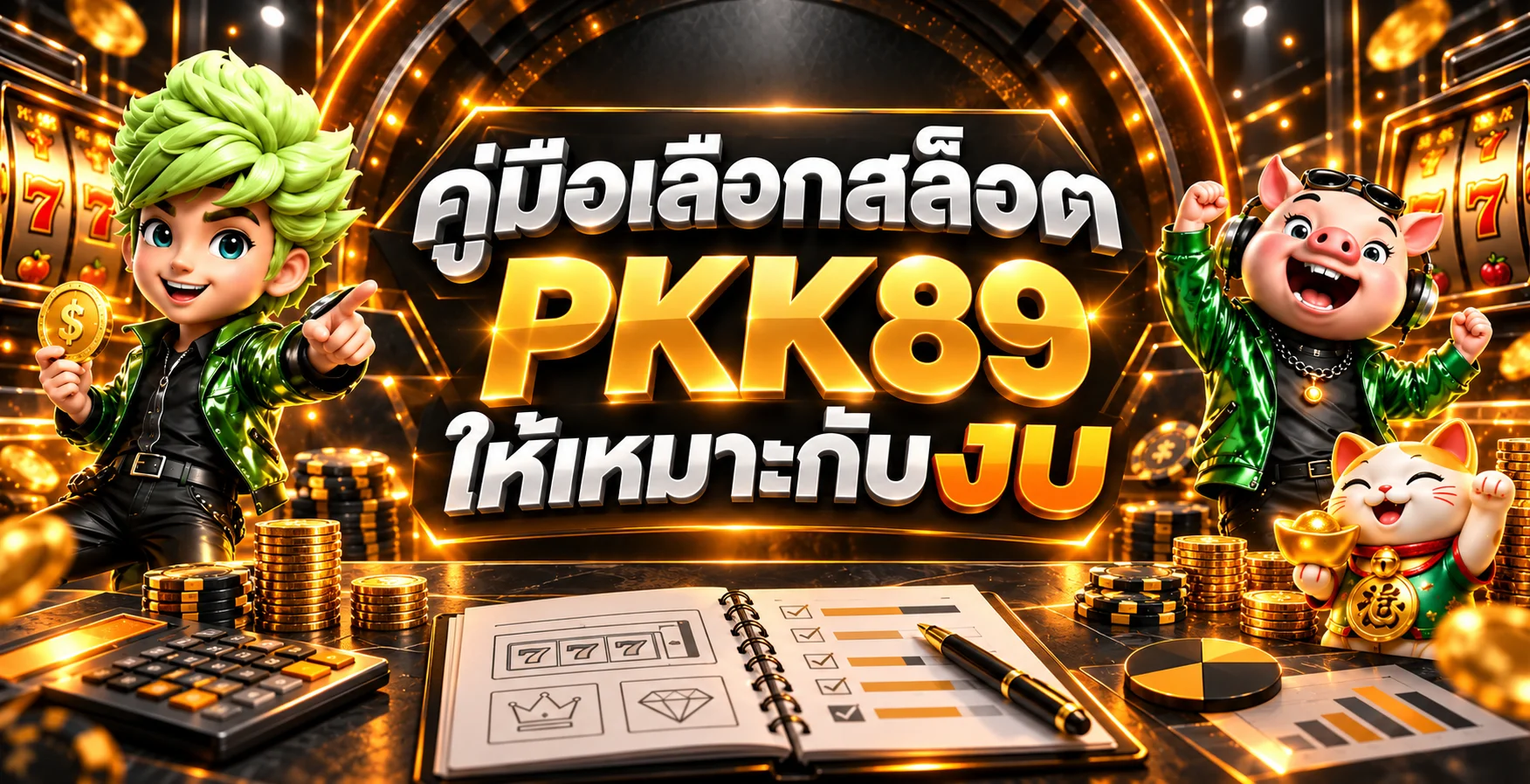 PKK89 คู่มือเลือกสล็อตให้เหมาะกับงบ